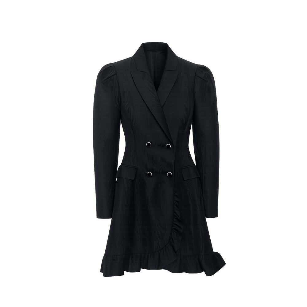Amotea Black Blazer Dress Size 40 IT 4 US